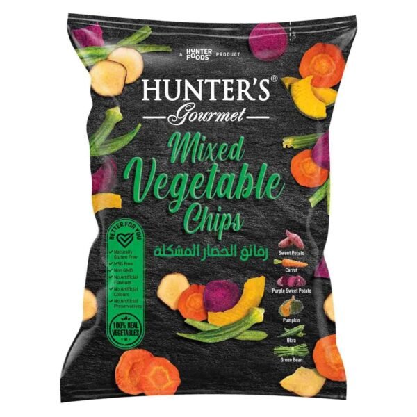 Hunter's Gourmet Mix Vegetable Chips, 75g – Wholesale & Export UAE