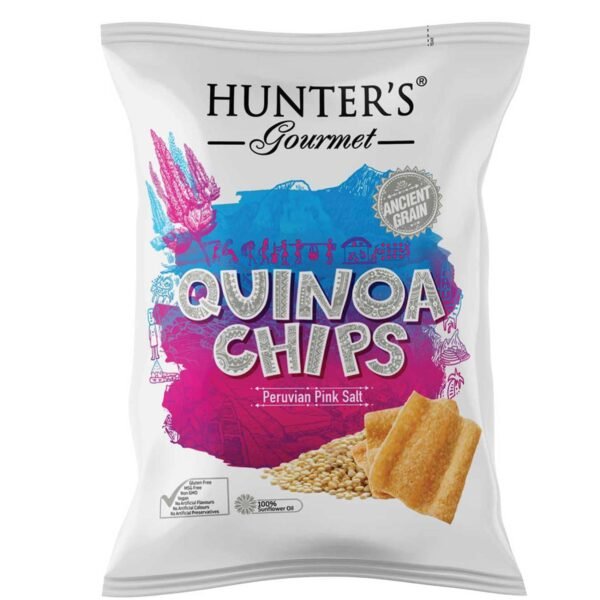Hunterx27s-Gourmet-Peruvian-Pink-Salt-Quinoa-Chips-75g-2 Hunter's Gourmet Peruvian Pink Salt Quinoa Chips, 75g – Wholesale & Export UAE