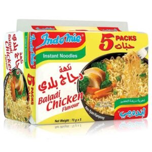 Indomie Baladi Chicken Instant Noodles, 70g Pack of 5 – Wholesale & Export UAE