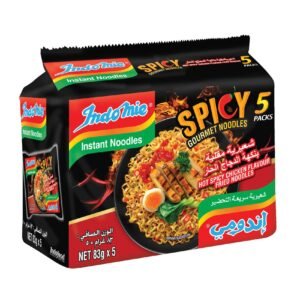 Indomie Hot Spicy Chicken Flavour Spicy Gourmet Fried Instant Noodles, 83g Pack of 5 – Wholesale & Export UAE