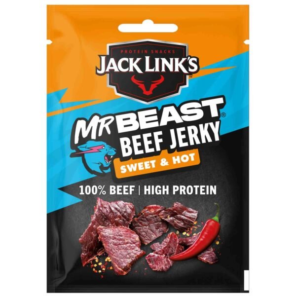 Jack Link’s MrBeast Sweet & Hot Beef Jerky, 40g – Wholesale & Export UAE