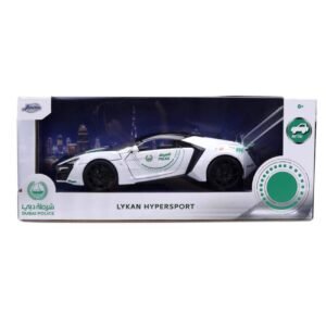 Jada Dubai Police Lykan Hypersport Die-Cast Car 1:24 Scale – Wholesale & Export UAE