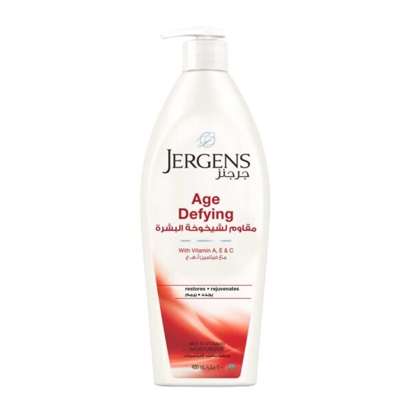 Jergens-Age-Defying-Multi-Vitamin-Moisturizer-Body-Lotion-400ml Jergens Age Defying Multi-Vitamin Moisturizer Body Lotion 400ml – Wholesale & Export UAE