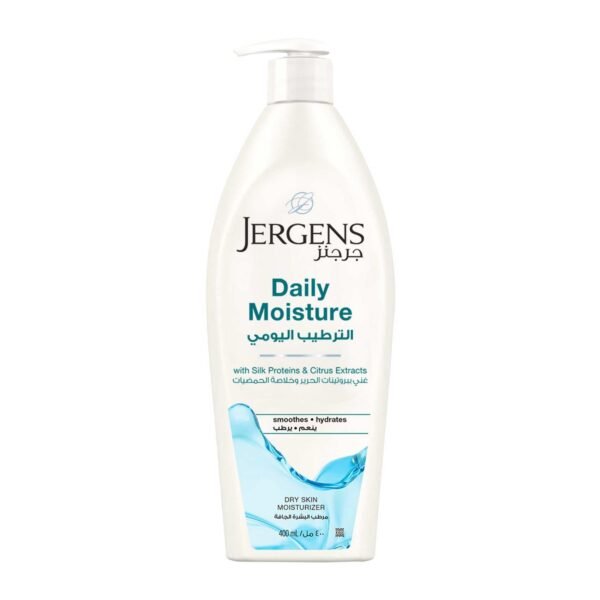 Jergens-Daily-Moisture-Dry-Skin-Moisturizer-400ml Jergens Daily Moisture Dry Skin Moisturizer 400ml – Wholesale & Export UAE