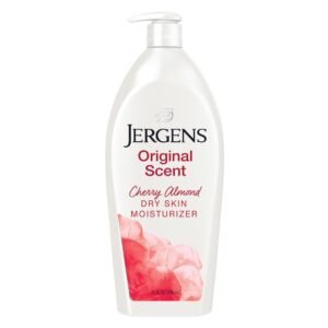 Jergens Original Scent Dry Skin Lotion, Body and Hand Moisturizer for Long Lasting Skin Hydration, with HYDRALUCENCE blend and Cherry Almond – Wholesale & Export UAE