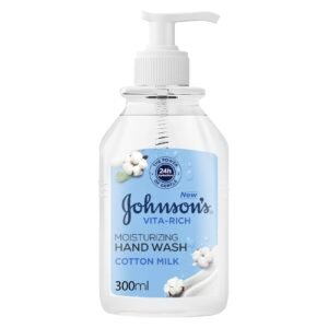 Johnson's Vita-Rich Moisturizing Hand Wash Cotton Milk with Glycerin 300ml – Wholesale & Export UAE
