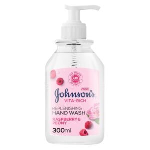 Johnson's Vita-Rich Replenishing Hand Wash Raspberry And Peony 300ml – Wholesale & Export UAE