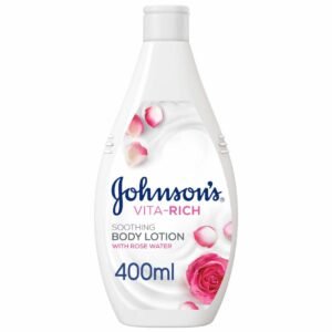 Johnson's Vita-Rich Soothing Body Lotion With Rose Water & Glycerin 400ml – Wholesale & Export UAE