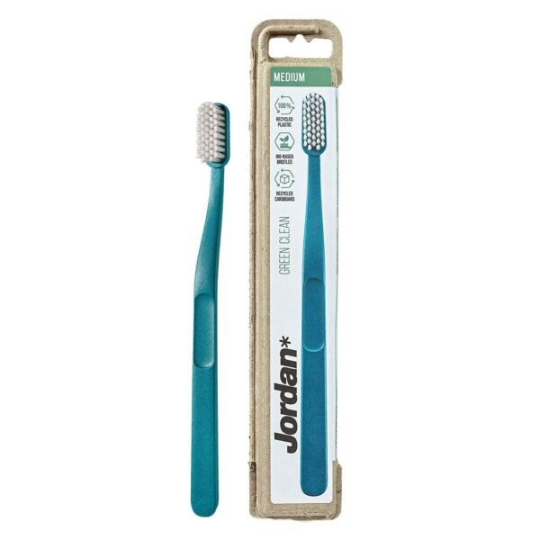 Jordan Green Clean Medium Toothbrush Blue – Wholesale & Export UAE