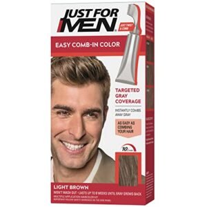 Just For Men Easy Comb-In Color Mens Hair Dye, Easy No Mix Application With Comb Applicator - Light Brown, A-25, Pack Of 1 – Wholesale & Export UAE