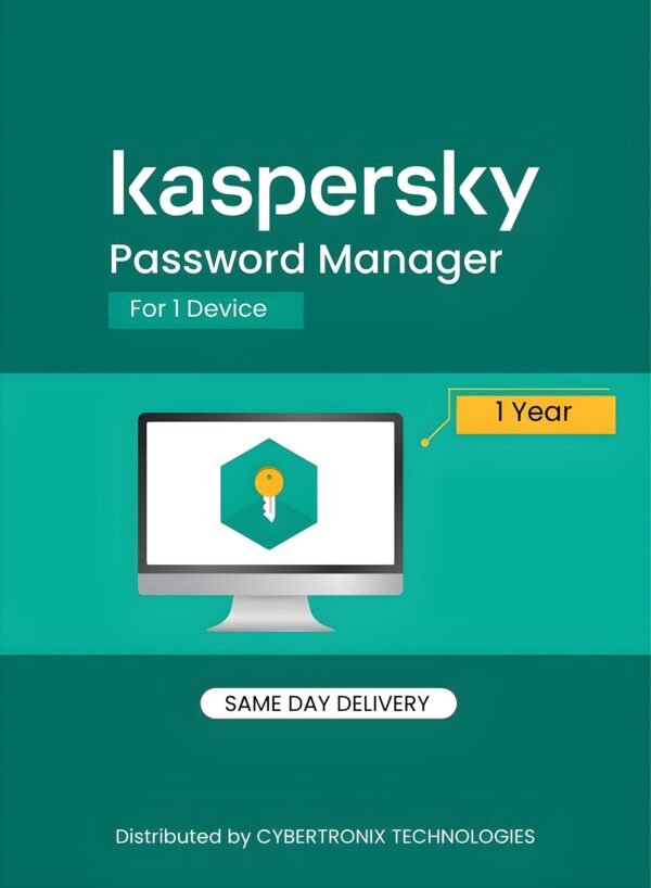Kaspersky Password Manager 1 Devices for 1 Year Digital License SAME DAY DELIVERY – Wholesale & Export UAE