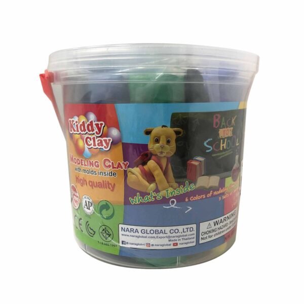 Kiddy Clay 6Colors Clay With 26 Molds Inside – Wholesale & Export UAE
