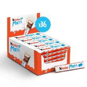 Kinder Maxi Milk Chocolate 21g Pack of 36 – Wholesale & Export UAE