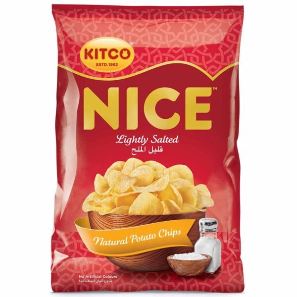 Kitco Nice Lightly Salted Natural Potato Chips, 14g, Pack of 21 – Wholesale & Export UAE