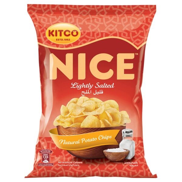 Kitco Nice Lightly Salted Potato Chips, 170g – Wholesale & Export UAE