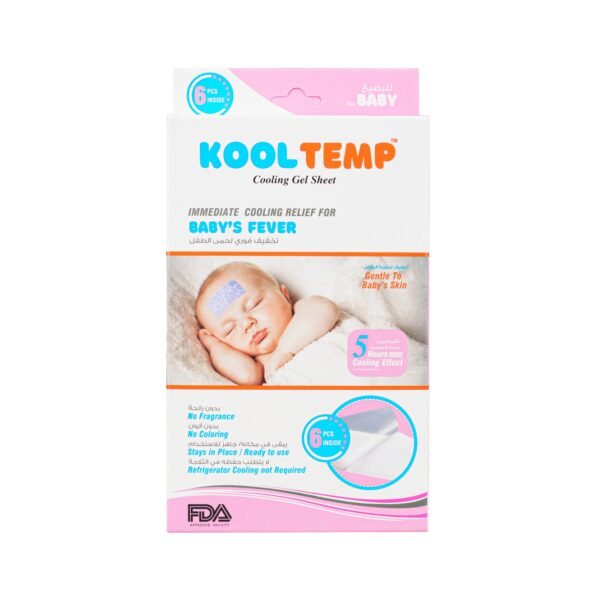 Kool-Temp-Baby-Fever-Cooling-Gel-Sheet-6S Kool Temp Baby Fever Cooling Gel Sheet 6S – Wholesale & Export UAE