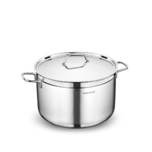 Korkmaz Alfa Extra Deep Stainless Steel Casserole Pot 30X20 Cm / 14.0 L – Wholesale & Export UAE