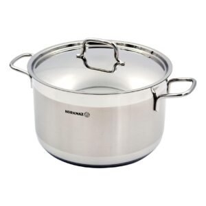Korkmaz Alfa, Stainless Steel Extra Deep Casserole, Silver, 26cm – Wholesale & Export UAE