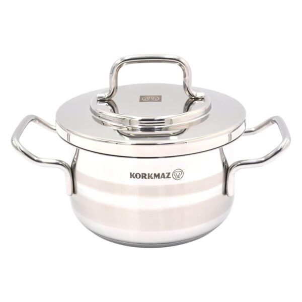 Korkmaz-Astra-2-Stainless-Steel-Casserole-Induction-Base-Silver-24-cm-5.75-L-1 Korkmaz Astra 2, Stainless Steel Casserole, Induction Base, Silver, 24 cm, 5.75 L – Wholesale & Export UAE