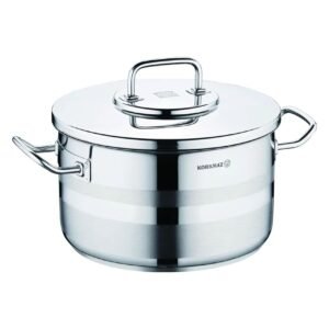 Korkmaz Astra 2, Stainless Steel Casserole, Induction Base, Silver, 30 cm, 12.5 L – Wholesale & Export UAE