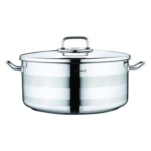 Korkmaz-Astra-2-Stainless-Steel-Casserole-Induction-Base-Silver-40-cm-31-L Korkmaz Astra 2, Stainless Steel Casserole, Induction Base, Silver, 40 cm, 31 L – Wholesale & Export UAE