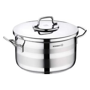 Korkmaz Astra 2, Stainless Steel Casserole, Silver, 26x14cm, 7.25L – Wholesale & Export UAE