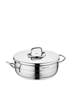 Korkmaz Astra2 Low Casserole 32x9 / 7 L Induction Base Satinless Steel Pot – Wholesale & Export UAE