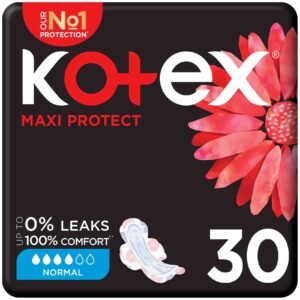 Kotex Maxi Protect Thick Pads Super Size Sanitary Pads with Wings 30 Sanitary Pads – Wholesale & Export UAE