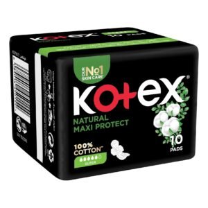 Kotex Natural Maxi Protect Cotton Super Pads 10 Pads – Wholesale & Export UAE