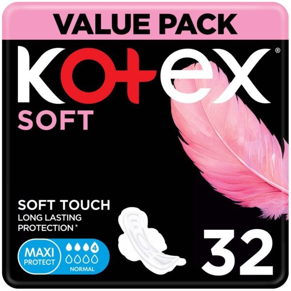 Kotex Soft Normal Sanitary Pads, 32 Pads – Wholesale & Export UAE