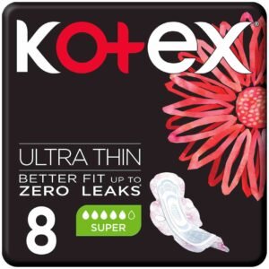 Kotex Ultra Thin Pads Super Size Sanitary Pads with Wings 8 Sanitary Pads – Wholesale & Export UAE