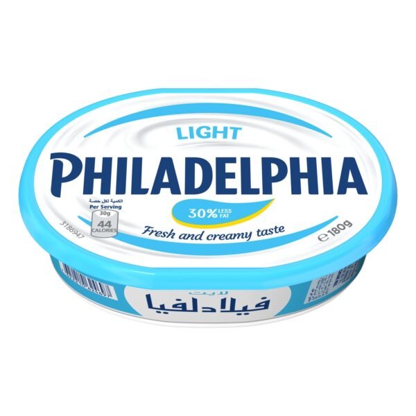 Kraft Philadelphia Light Cream Cheese Spread, 180g – Wholesale & Export UAE