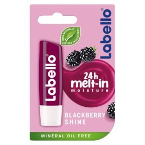 LABELLO Lip Balm Blackberry Shine, 24H Moisture with Shea Butter, Vegan, 4.8g – Wholesale & Export UAE