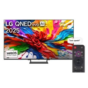 LG 65 Inch QNED evo AI QNED93 MiniLED 4K 120Hz Smart TV AI Magic Remote Dolby webOS25 2025,65QNED93A6A – Wholesale & Export UAE