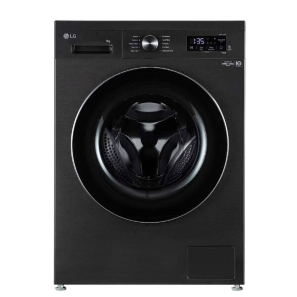 LG Vivace Pro Front Load Washing Machine, 9 kg, Silver, Inverter Direct Drive, Steam, AI DD, 1400 RPM – Wholesale & Export UAE