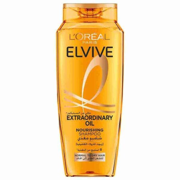 L’Oreal Paris Elvive Extraordinary Oil Nourishing Shampoo Normal to Dry Hair, 400ml – Wholesale & Export UAE