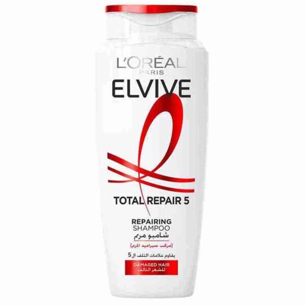 L’Oreal Paris Elvive Total Repair 5 Repairing Shampoo, 400ml – Wholesale & Export UAE
