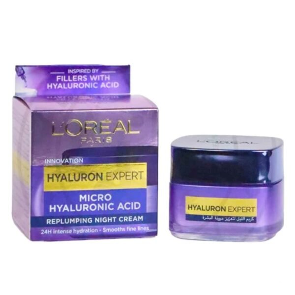 L’Oréal Paris Hyaluron Expert Replumping Moisturizing Night Cream Mask 50ml – Wholesale & Export UAE