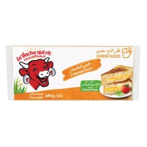 La Vache qui rit Cheddar Cheese Slices, 24 Slices, 480g – Wholesale & Export UAE