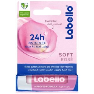 Labello Lip Care Moisturizing Lip Balm Soft Rose 4.8g – Wholesale & Export UAE
