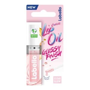 Labello Lip Oil Moisturising Lip Care Glossy Finish Clear Glow 5.5 ml – Wholesale & Export UAE