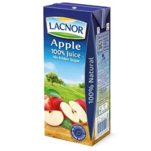 Lacnor No Added Sugar Apple Juice, 180ml – Wholesale & Export UAE
