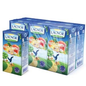 Lacnor No Added Sugar Fruit Cocktail Juice , 125ml Pack of 6 – Wholesale & Export UAE