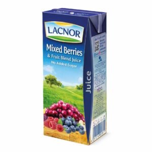 Lacnor No Sugar Added Mix Berry Juice, 180ml – Wholesale & Export UAE