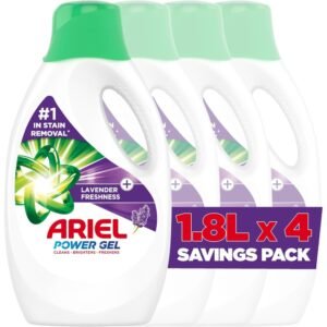 Laundry Detergent Lavender Freshness Power Gel, 1.8L Pack of 4 – Wholesale & Export UAE