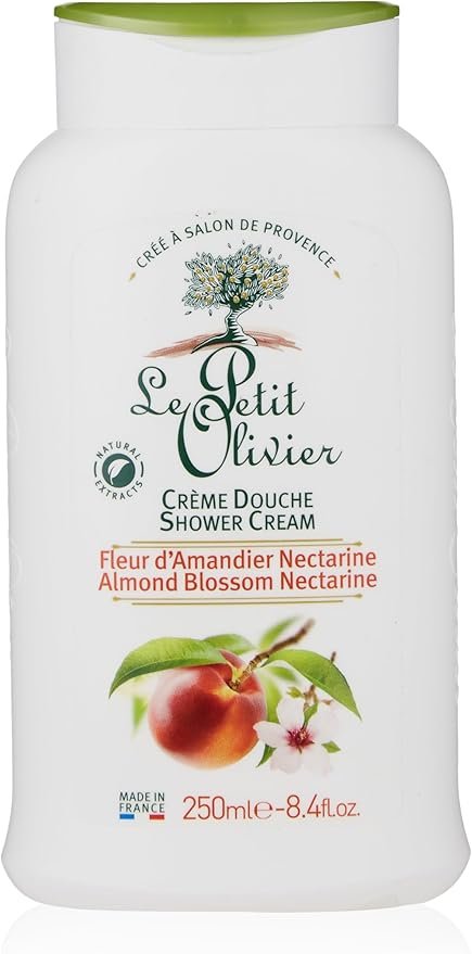 Le Petit Olivier Shower Cream with Almond & Nectarine for Nourishing Cleansing - 250 ml – Wholesale & Export UAE
