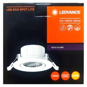 Ledvance LED Eco Class Spot Lite E-SP-RD30-6W36D-830, Warm White, 6 W – Wholesale & Export UAE