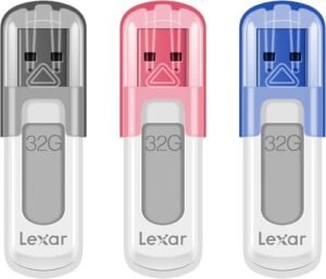 Lexar 32GB 3-Pack JumpDrive V100 USB 3. 2 Gen 1 Flash Drive for Storage Expansion and Backup, Up To 100MB/s Read, Gray, Pink, Blue (LJDV1000 – Wholesale & Export UAE