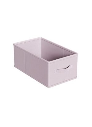 Light Pink Storage Basket with Handles - Durable Polyester Fabric, and Sturdy MDF Base - Compact and Stylish Design for Home Organization -  – Wholesale & Export UAE