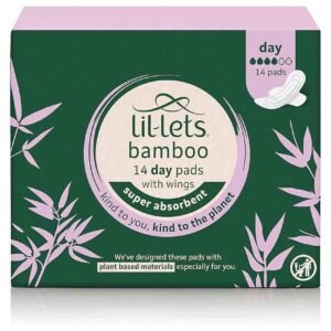 Lil-Lets Bamboo Day Pads for Sustainable Period Protection, 14 PCS – Wholesale & Export UAE